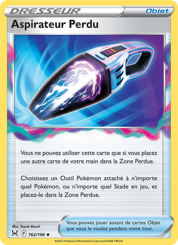 Aspirateur Perdu 162 — Lost Origin (French Pokémon TCG card)