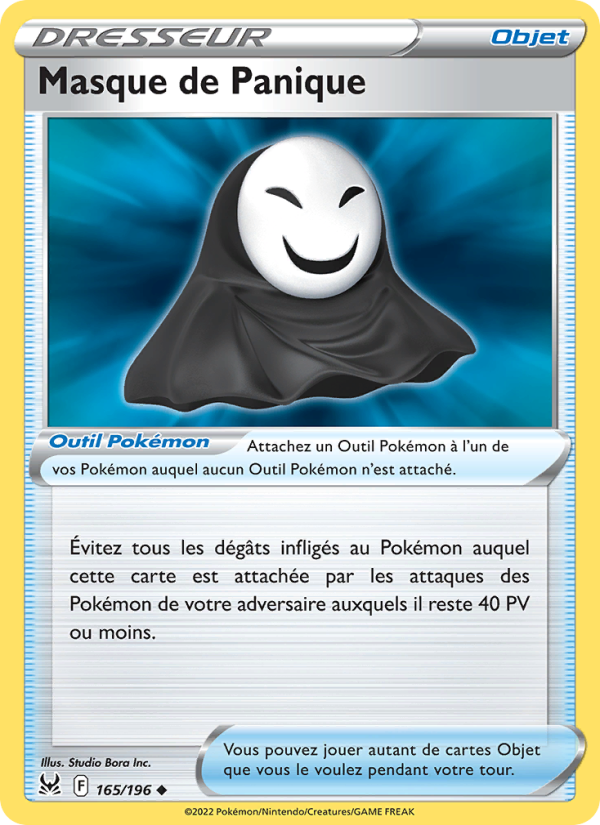 Masque de Panique 165 — Lost Origin (French Pokémon TCG card)