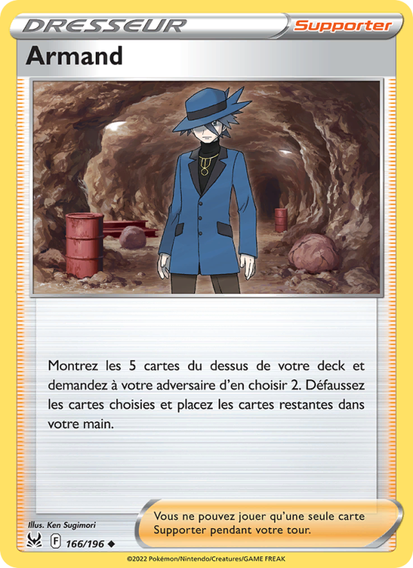 Armand 166 — Lost Origin (French Pokémon TCG card)