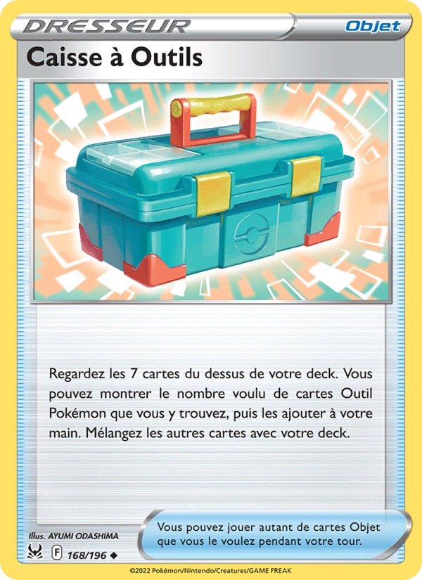 Caisse à Outils 168 — Lost Origin (French Pokémon TCG card)