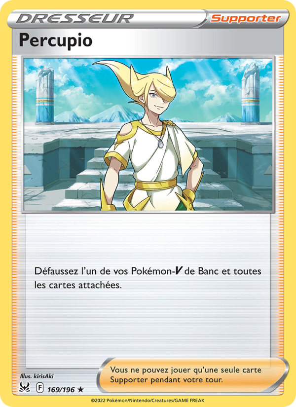 Percupio 169 — Lost Origin (French Pokémon TCG card)