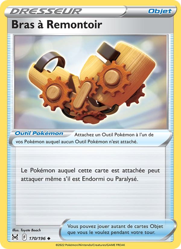 Bras à Remontoir 170 — Lost Origin (French Pokémon TCG card)