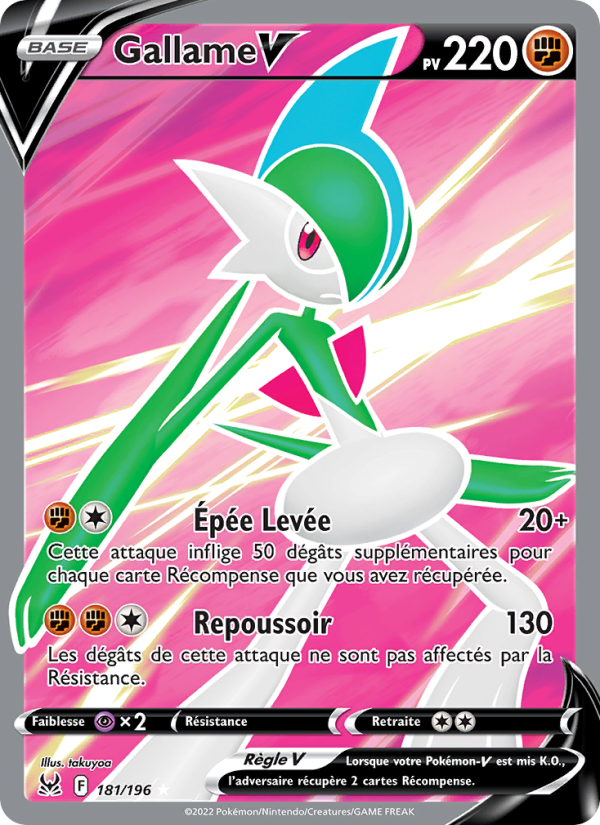 Gallame V 181 — Lost Origin (French Pokémon TCG card)