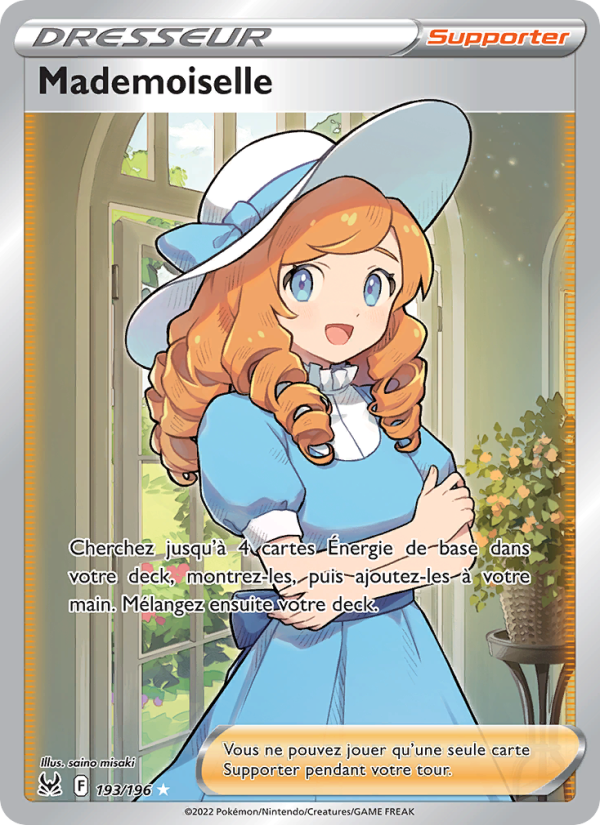 Mademoiselle 193 — Lost Origin (French Pokémon TCG card)