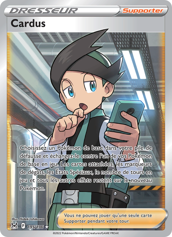 Cardus 195 — Lost Origin (French Pokémon TCG card)