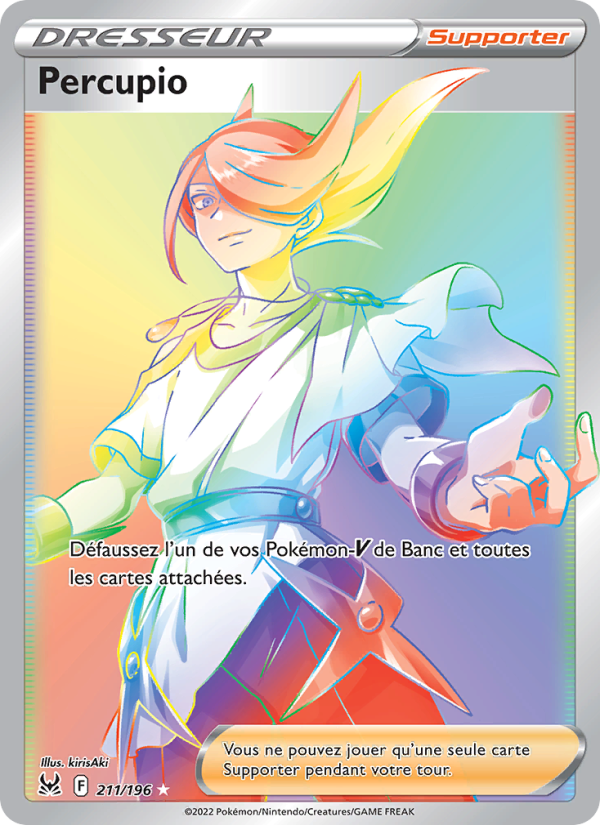 Percupio 211 — Lost Origin (French Pokémon TCG card)