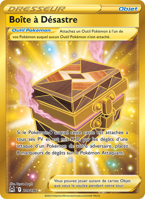 Boîte à Désastre 214 — Lost Origin (French Pokémon TCG card)