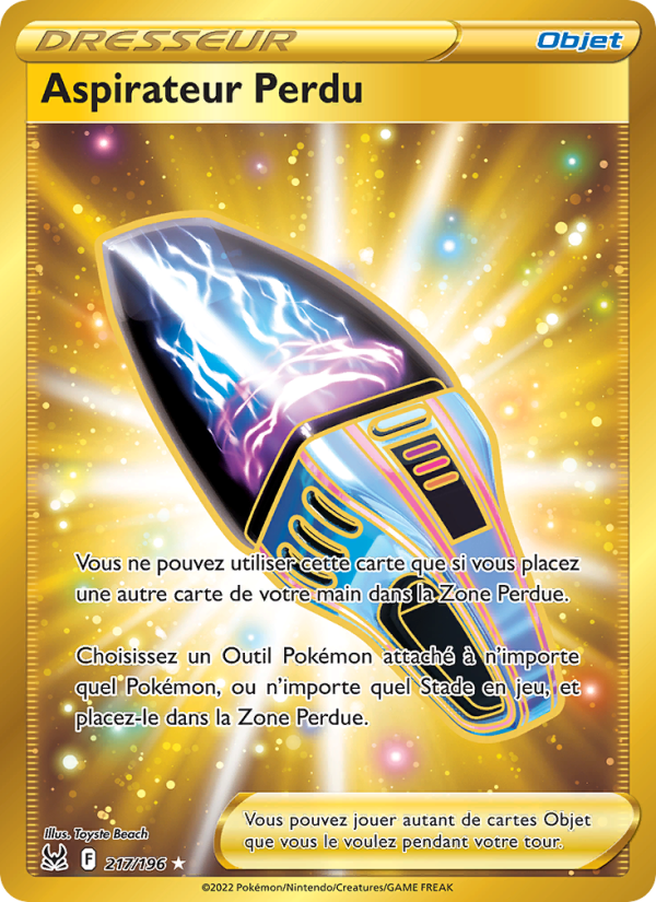 Aspirateur Perdu 217 — Lost Origin (French Pokémon TCG card)