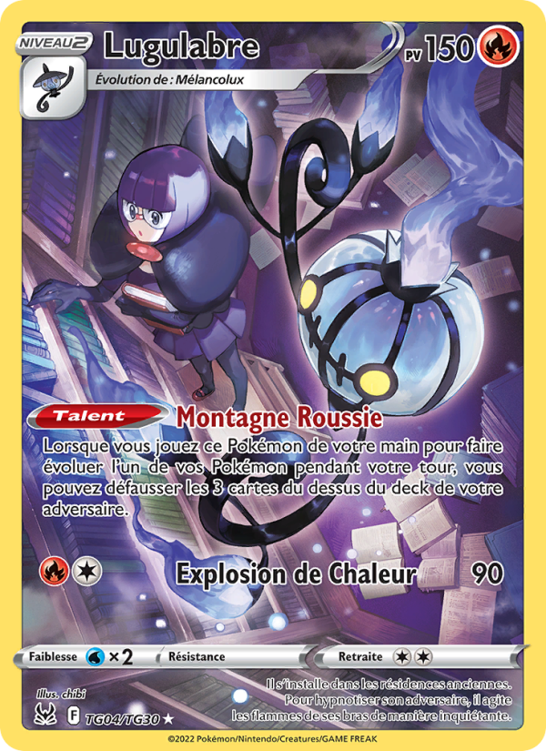 Lugulabre TG04 — Lost Origin (French Pokémon TCG card)