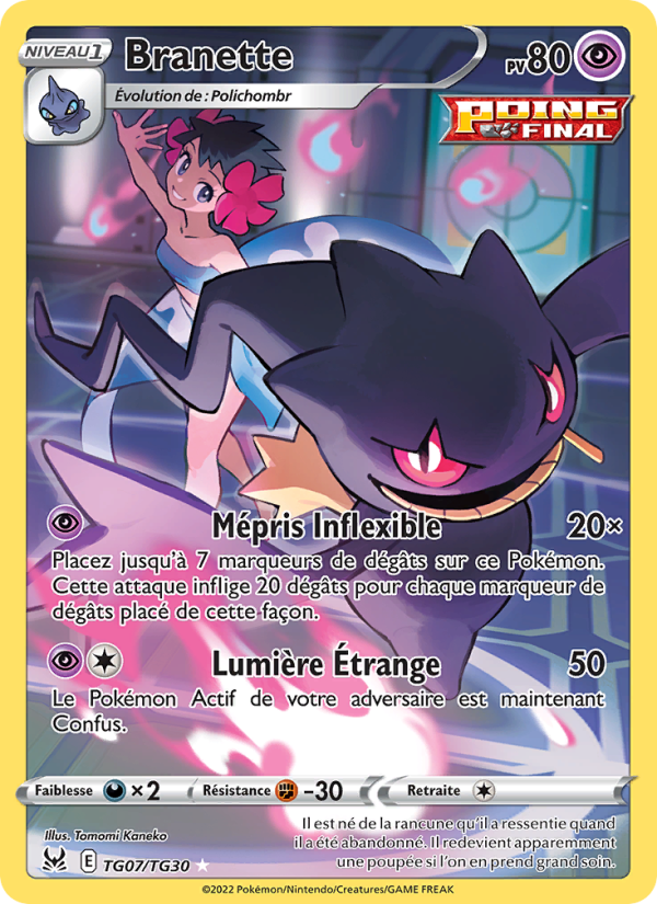 Branette TG07 — Lost Origin (French Pokémon TCG card)