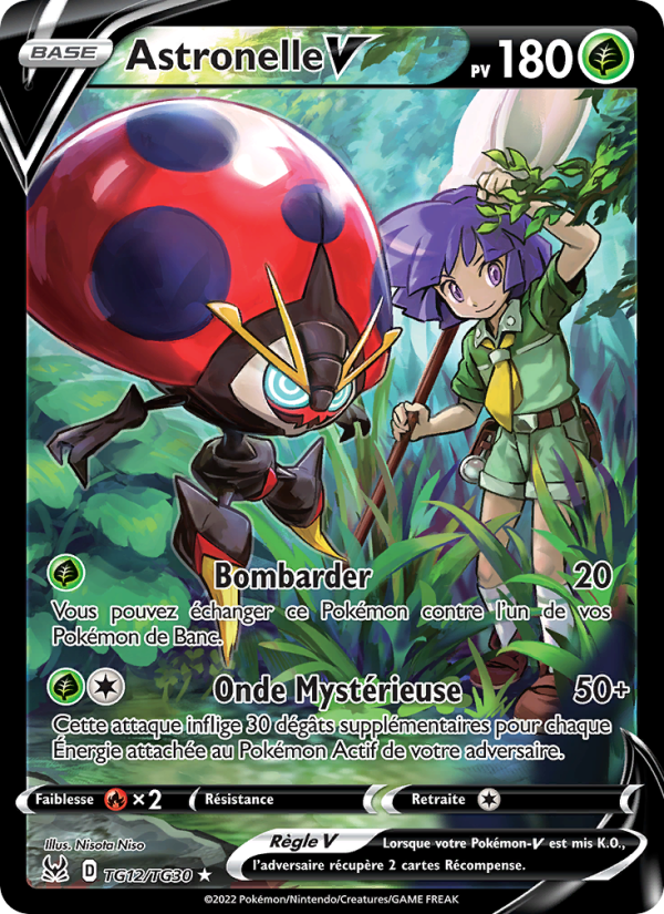 Astronelle V TG12 — Lost Origin (French Pokémon TCG card)