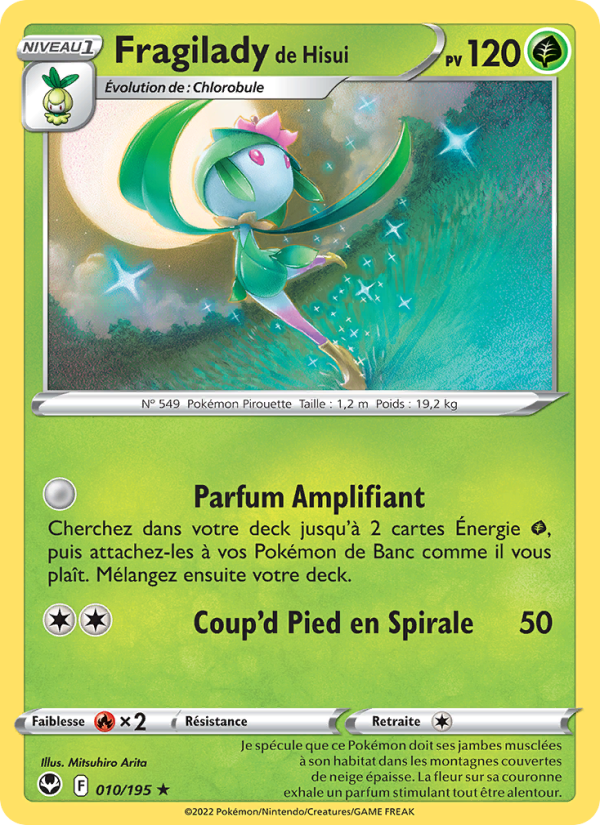 Fragilady de Hisui 010 — Silver Tempest (French Pokémon TCG card)