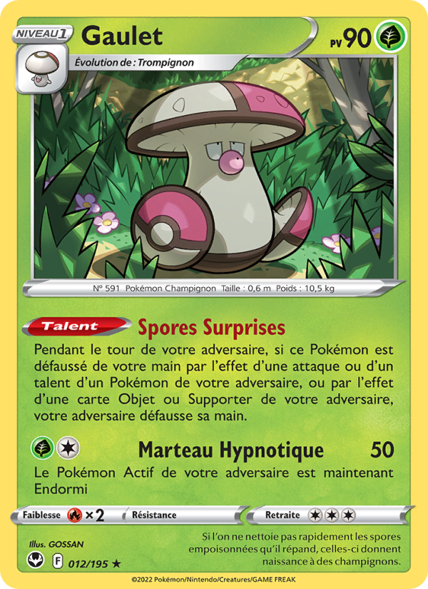 Gaulet 012 — Silver Tempest (French Pokémon TCG card)