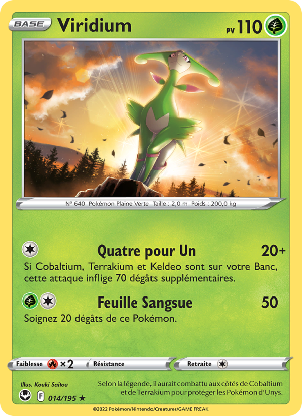 Viridium 014 — Silver Tempest (French Pokémon TCG card)