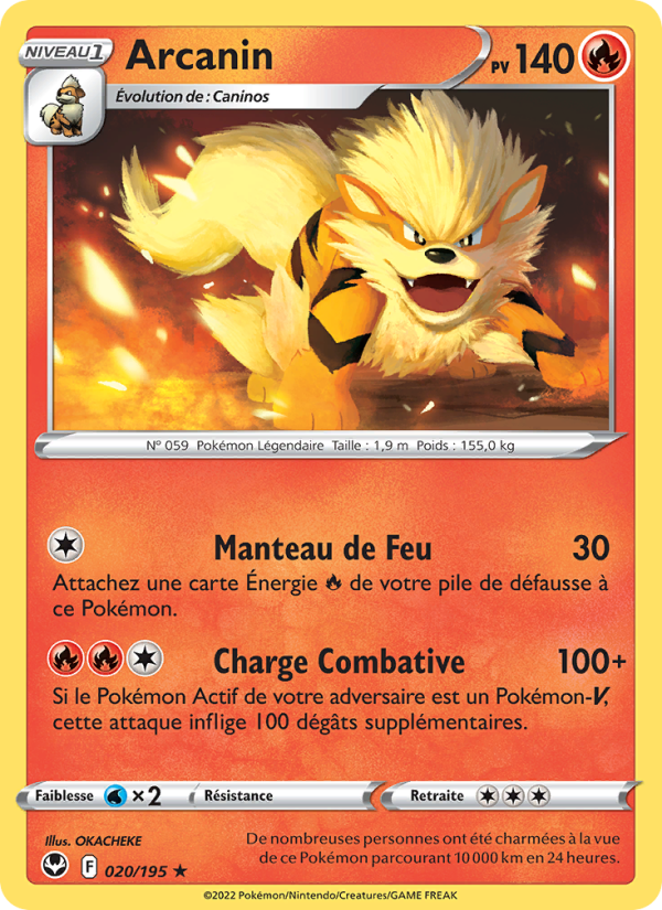 Arcanin 020 — Silver Tempest (French Pokémon TCG card)