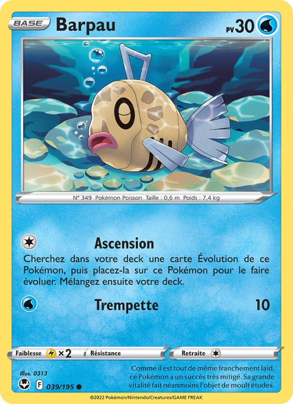 Barpau 039 — Silver Tempest (French Pokémon TCG card)
