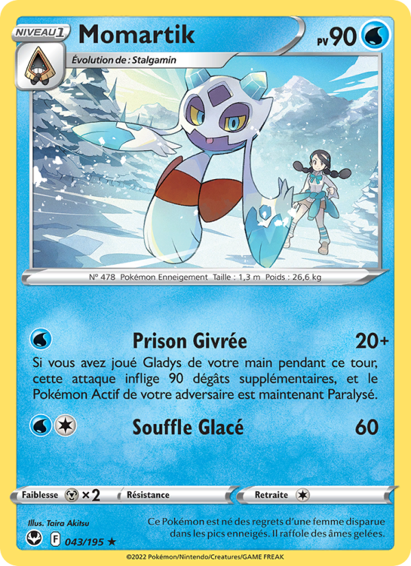 Momartik 043 — Silver Tempest (French Pokémon TCG card)