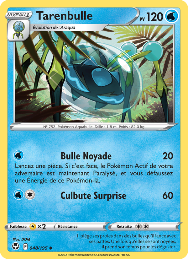 Tarenbulle 048 — Silver Tempest (French Pokémon TCG card)