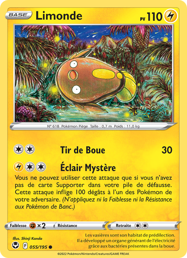 Limonde 055 — Silver Tempest (French Pokémon TCG card)