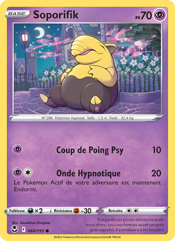 Soporifik 060 — Silver Tempest (French Pokémon TCG card)