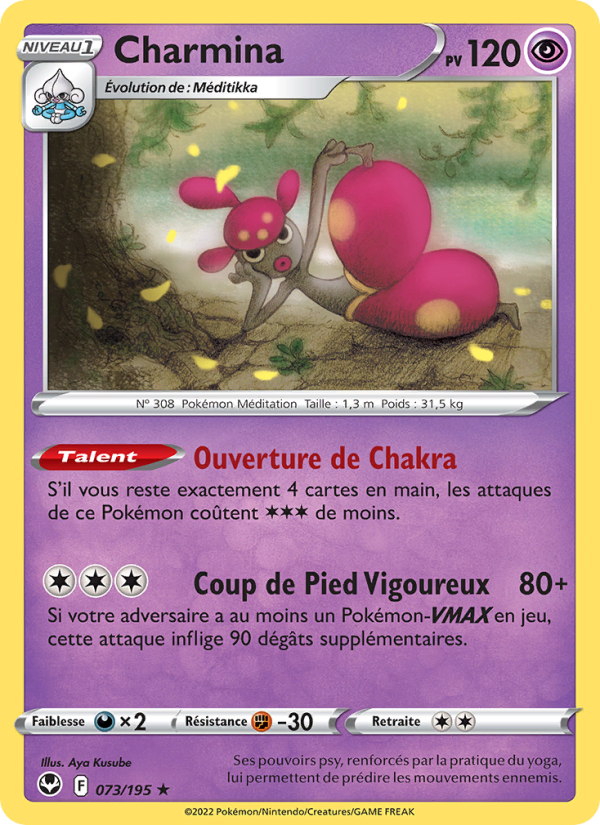 Charmina 073 — Silver Tempest (French Pokémon TCG card)