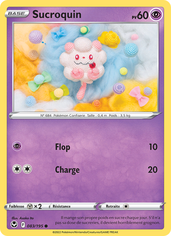 Sucroquin 083 — Silver Tempest (French Pokémon TCG card)