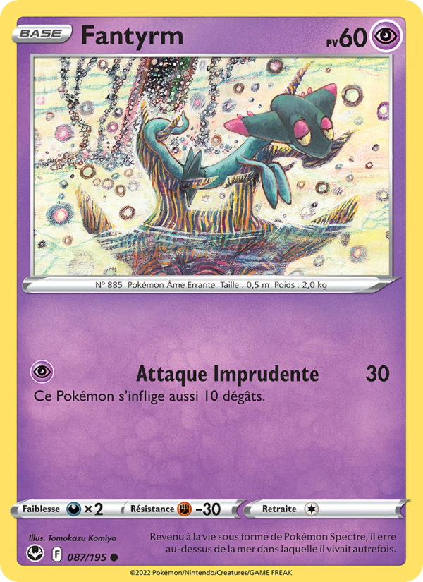Fantyrm 087 — Silver Tempest (French Pokémon TCG card)