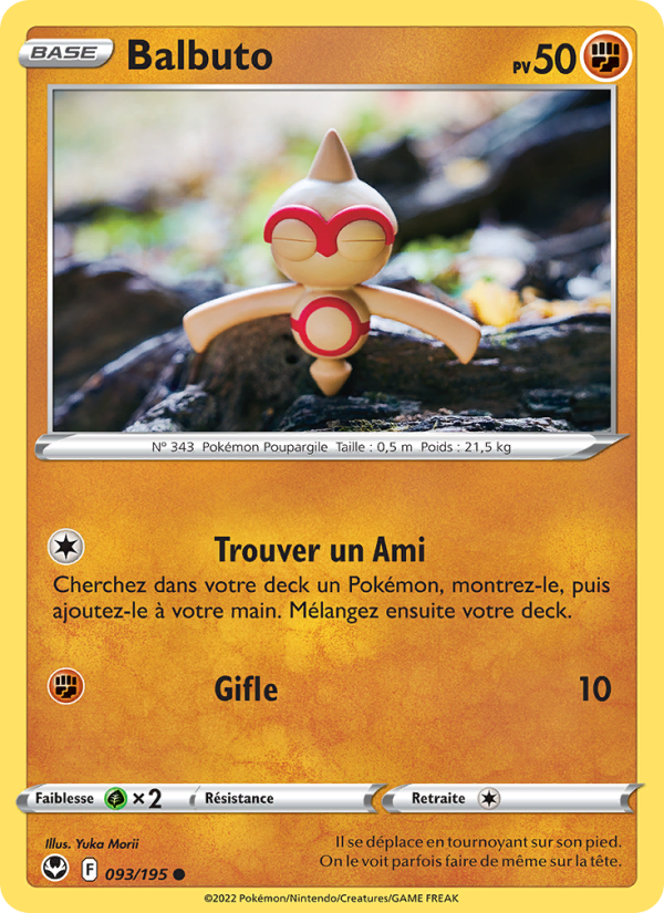 Balbuto 093 — Silver Tempest (French Pokémon TCG card)