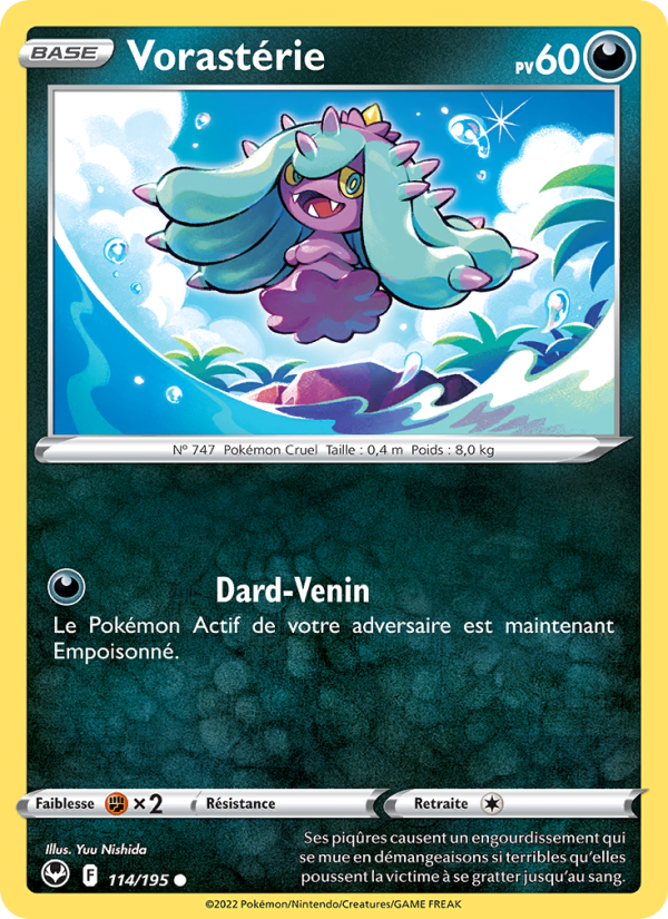 Vorastérie 114 — Silver Tempest (French Pokémon TCG card)