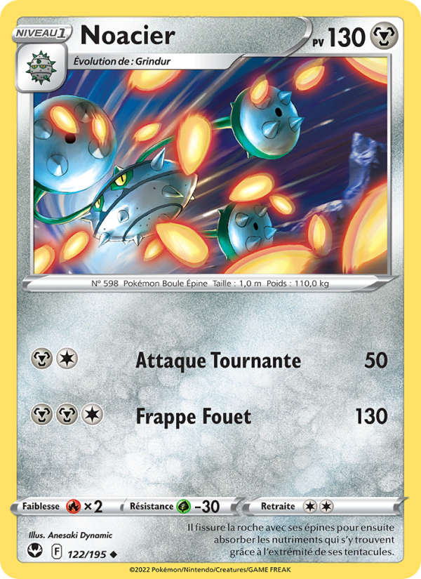 Noacier 122 — Silver Tempest (French Pokémon TCG card)