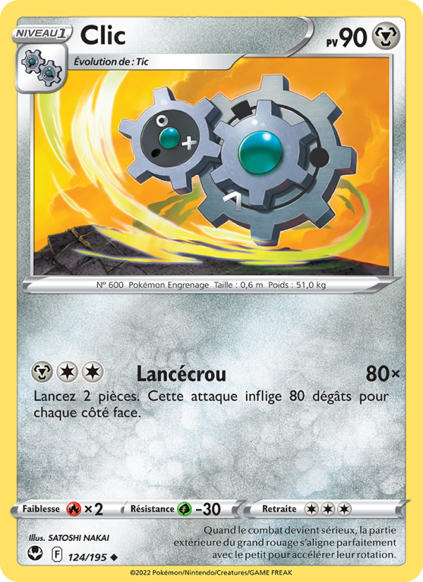 Clic 124 — Silver Tempest (French Pokémon TCG card)