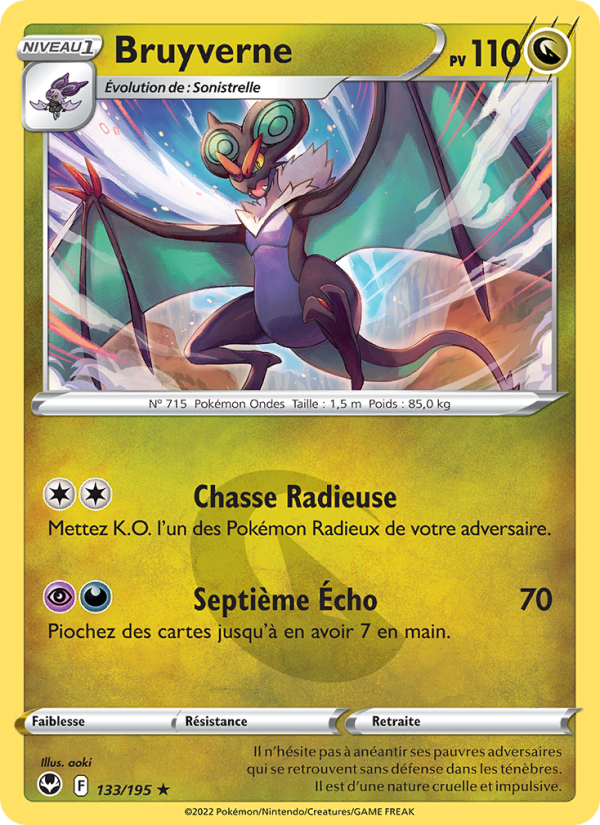 Bruyverne 133 — Silver Tempest (French Pokémon TCG card)