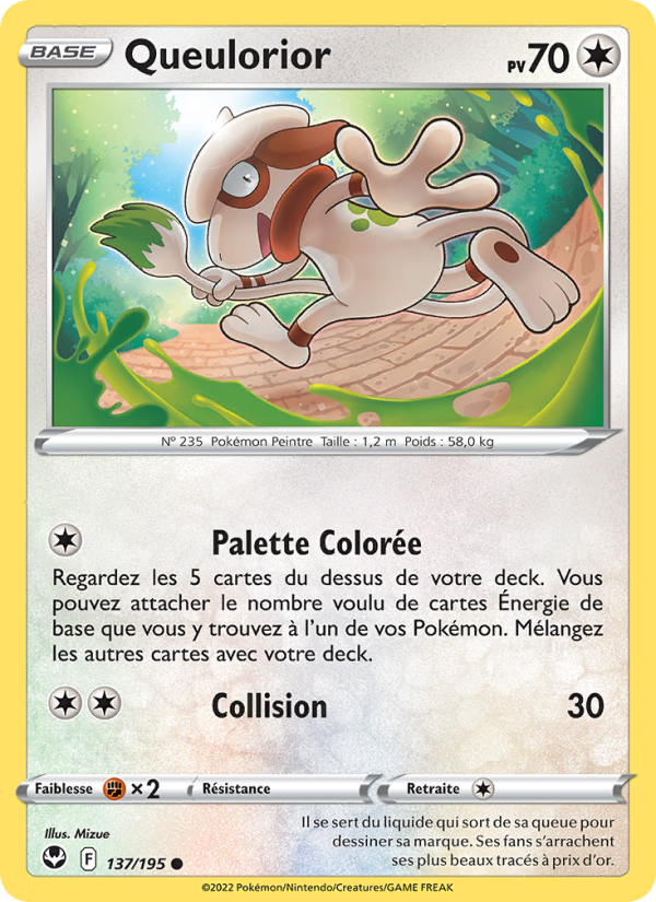Queulorior 137 — Silver Tempest (French Pokémon TCG card)