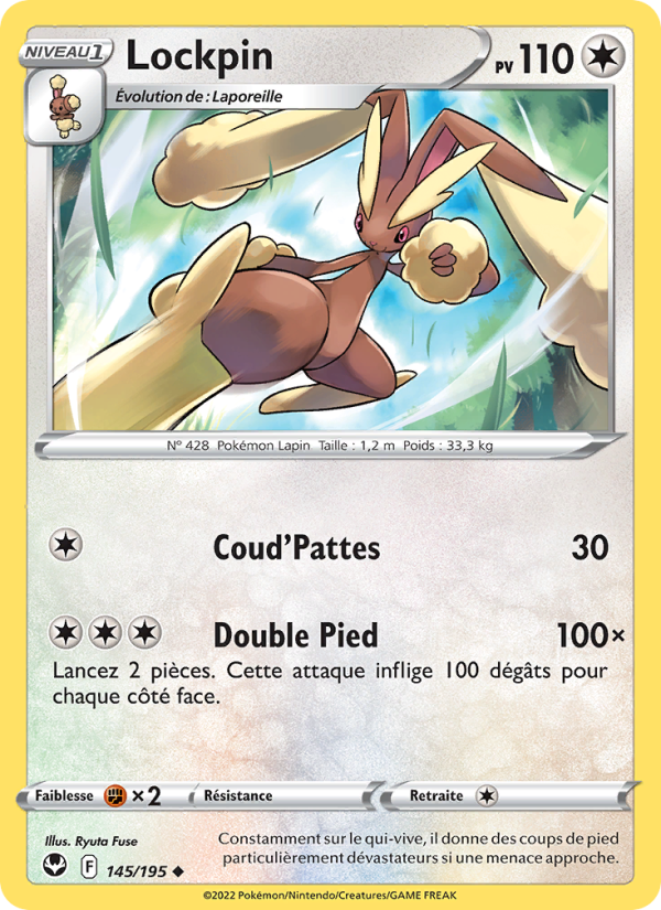 Lockpin 145 — Silver Tempest (French Pokémon TCG card)