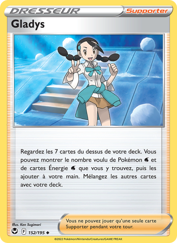 Gladys 152 — Silver Tempest (French Pokémon TCG card)