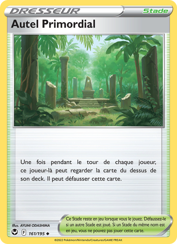Autel Primordial 161 — Silver Tempest (French Pokémon TCG card)