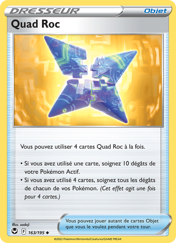 Quad Roc 163 — Silver Tempest (French Pokémon TCG card)