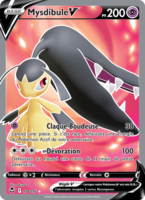 Mysdibule V 178 — Silver Tempest (French Pokémon TCG card)