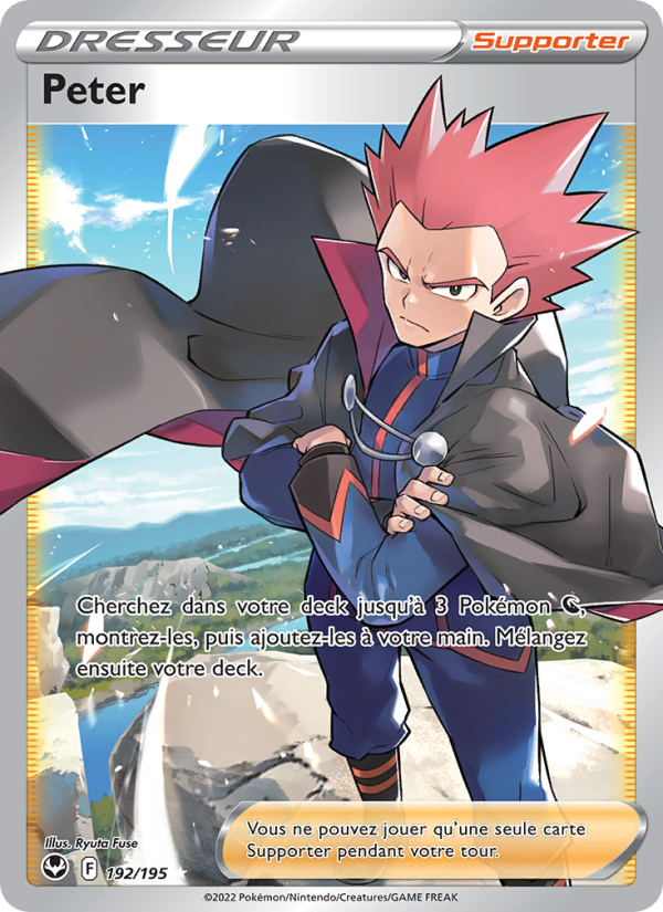 Peter 192 — Silver Tempest (French Pokémon TCG card)