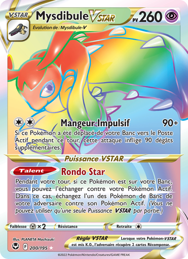 Mysdibule VSTAR 200 — Silver Tempest (French Pokémon TCG card)