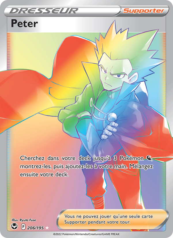 Peter 206 — Silver Tempest (French Pokémon TCG card)