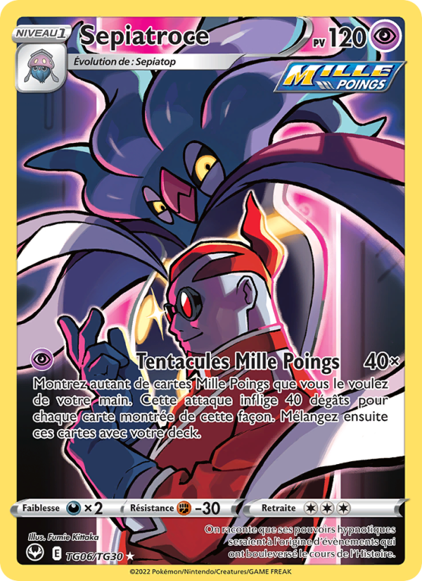 Sepiatroce TG06 — Silver Tempest (French Pokémon TCG card)