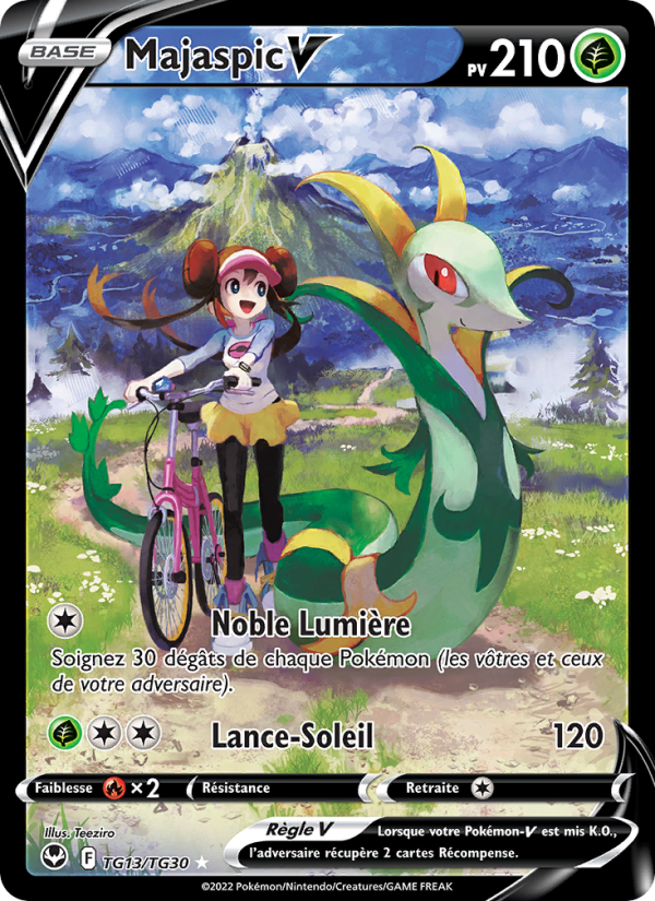 Majaspic V TG13 — Silver Tempest (French Pokémon TCG card)