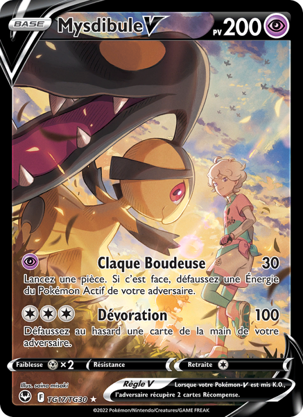 Mysdibule V TG17 — Silver Tempest (French Pokémon TCG card)