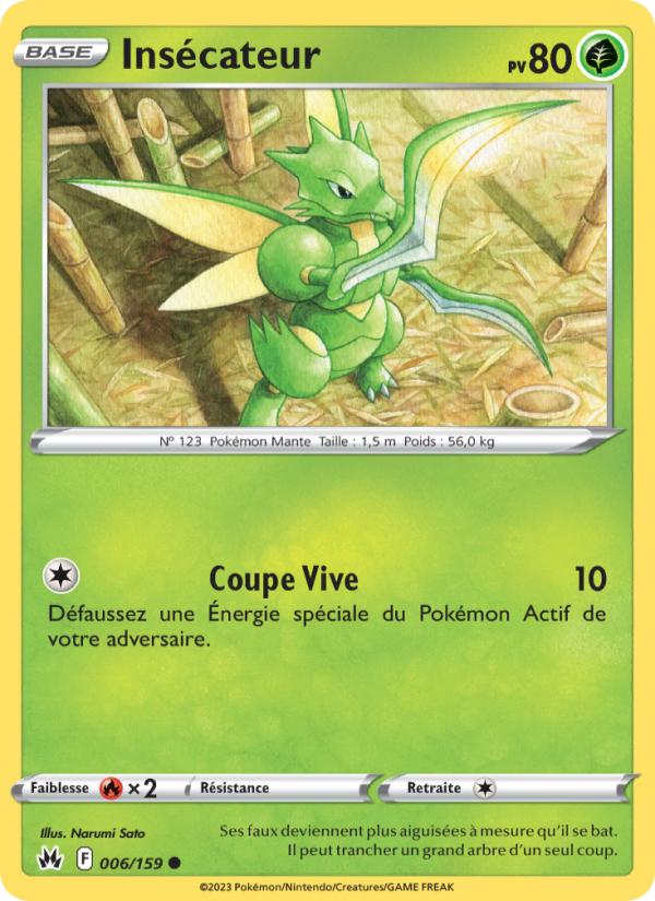 Insécateur 006 — Zenit der Könige (French Pokémon TCG card)