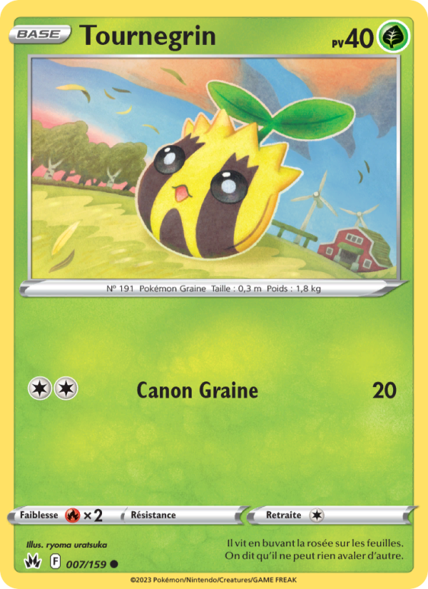 Tournegrin 007 — Zenit der Könige (French Pokémon TCG card)
