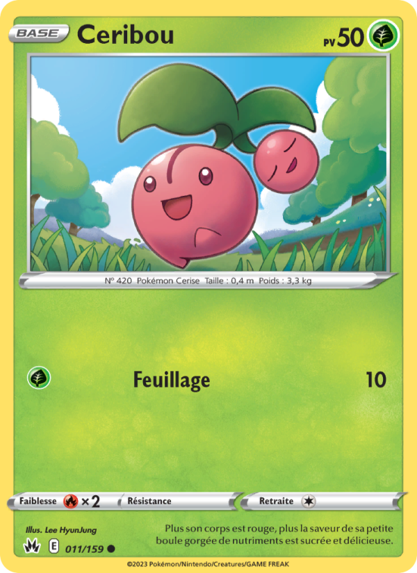 Ceribou 011 — Zenit der Könige (French Pokémon TCG card)
