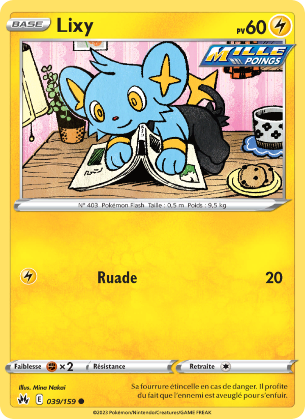Lixy 039 — Zenit der Könige (French Pokémon TCG card)