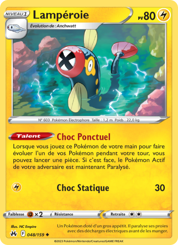 Lampéroie 048 — Zenit der Könige (French Pokémon TCG card)
