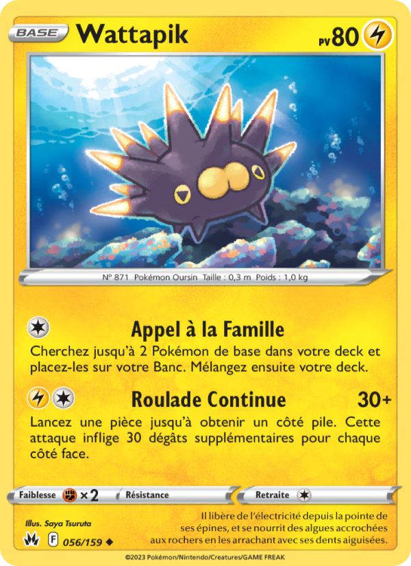 Wattapik 056 — Zenit der Könige (French Pokémon TCG card)